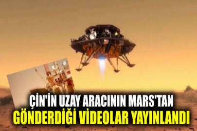 CNSA, Çin'in uzay aracı Zhurong’un Mars'tan gönderdiği videoları paylaştı