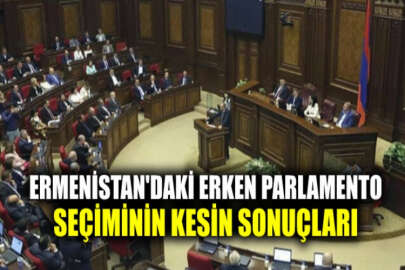 Ermenistan’da 20 Haziran'daki erken parlamento seçiminin kesin sonuçları açıklandı