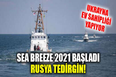 Karadeniz'de Sea Breeze 2021 tatbikatı başladı