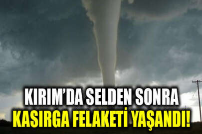 Kırım'ın İslam Terek bölgesini kasırga vurdu