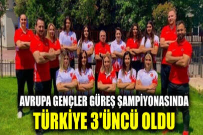 Avrupa Gençler Güreş Şampiyonasında Ukrayna 1'inci Türkiye 3'üncü oldu