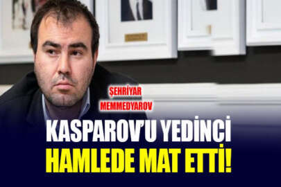 Azerbaycanlı satranç ustası Şehriyar Memmedyarov, dünya şampiyonu Kasparov'u yendi