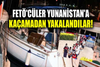 Jandarma ve MİT'ten FETÖ operasyonu: Motor yatla Yunanistan'a kaçmak isterken yakalandılar