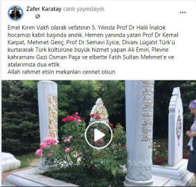 Kırımlı ünlü tarihçi Halil İnalcık'ın vefatının 5'inci yıl dönümü