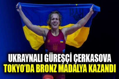 Ukraynalı güreşçi Alla Çerkasova Olimpiyatlarda bronz madalya kazandı