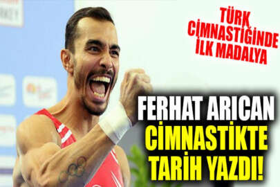 Türk cimnastiğinde ilk olimpiyat madalyasını Ferhat Arıcan aldı