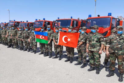 Azerbaycan'dan Türkiye'deki yangınlarla mücadeleye destek: Üçüncü ekip gönderildi
