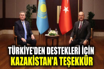 Çavuşoğlu, Kazakistan Dışişleri Bakanı Tileuberdi ile görüştü