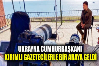 Zelenskıy, Kırımlı gazetecilerin sorularını cevapladı