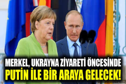 Ukrayna ziyareti öncesinde Merkel, Putin'le bir araya gelecek
