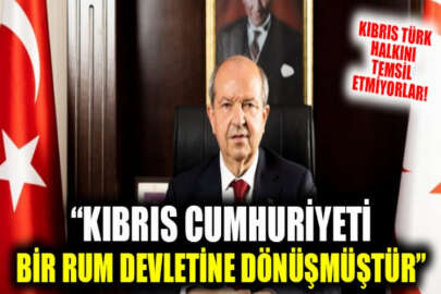 KKTC Cumhurbaşkanı Tatar: Bu devlet, Kıbrıs Türk halkını asla temsil etmemektedir