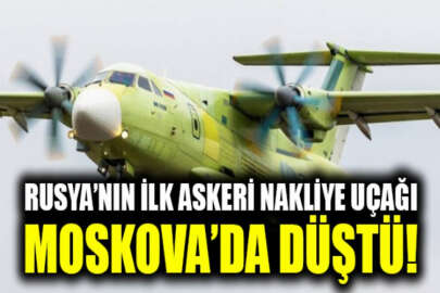 Rusya’nın ilk askeri nakliye uçağı İl-112V, Moskova bölgesindeki uçuşu sırasında düştü