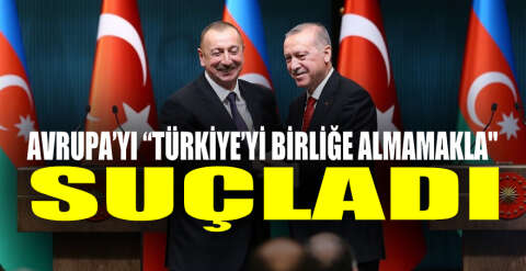 Aliyev: Ermeniler ve bazı yabancı şirketler Azerbaycan'ın doğal kaynaklarını yağmaladı