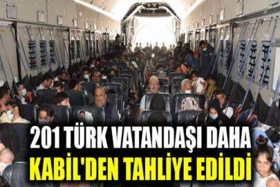 201 Türk vatandaşı daha Kabil'den ayrıldı