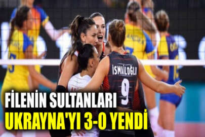 Filenin Sultanları, Avrupa Şampiyonası'nda Ukrayna'yı 3-0 mağlup ederek 2'de 2 yaptı