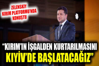 Zelenskıy: Kırım Platformunun nihai amacı Kırım'ı işgalden kurtarmaktır