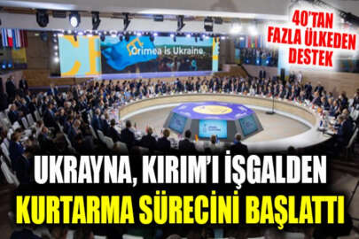 Kırım Platformu Açılış Zirvesi gerçekleşti: 40'tan fazla ülke Ukrayna'ya verdikleri kararlı desteği bir kere daha teyit etti
