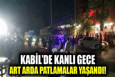 Afganistan'ın başkenti Kabil'de art arda şiddetli patlamalar yaşandı!