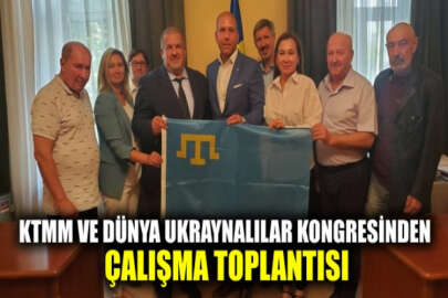 Kırım Tatar Milli Meclisi üyeleri ve Dünya Ukraynalılar Kongresi delegeleri bir araya geldi