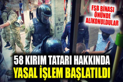 FSB binası önünde alıkonulan Kırım Tatarları: 58 kişi hakkında yasal işlem başlatıldı
