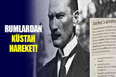 Ders kitabındaki Mustafa Kemal Atatürk ile ilgili sayfa, Rum tarafını çıldırttı