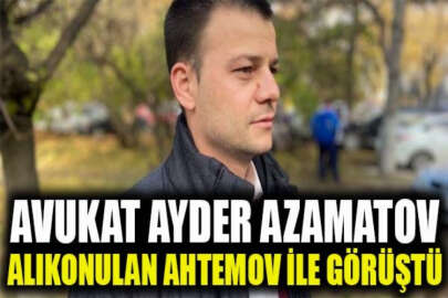 Avukat Ayder Azamatov, alıkonulan Kırım Tatarı Asan Ahtemov ile görüştü