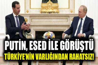 Putin, Suriye rejim lideri Esed ile görüştü!