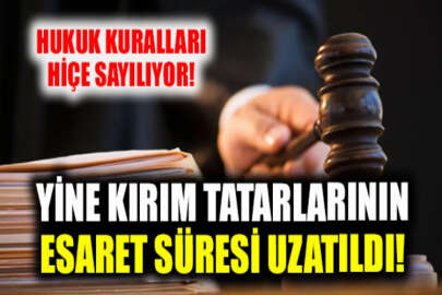 Kırım'daki işgalci mahkemeler, Kırım Tatarlarını cezalandırmaya devam ediyor