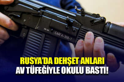 Rusya'da 12 yaşındaki öğrenci av tüfeğiyle okulu bastı!