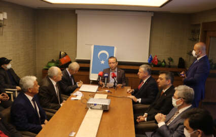 Uygur Türkleri, Ankara'da 2022 Pekin Kış Olimpiyatlarını Boykot ve Basın açıklaması düzenledi