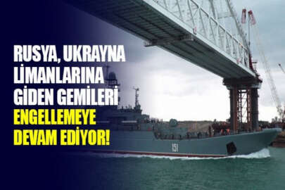 Rusya, Azak Denizi'ndeki Ukrayna limanlarına geçmek isteyen gemileri engelliyor