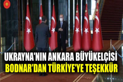 Ukrayna'nın Ankara Büyükelçisi Bodnar, Beştepe'deki Cumhurbaşkanlığı resepsiyonuna katıldı