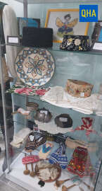 Kırımlı el sanatları hocası Ayşe Osmanova, Ballıkpınar'da Kırım Tatar nakışlarını öğretmeye başladı