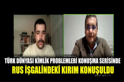 Namık Kemal Bayar, “Türk Dünyası Kimlik Problemleri Konuşma Serisi”nde Kırım'ı anlattı