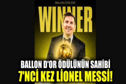 Ballon d'Or ödülü Lionel Messi'nin!