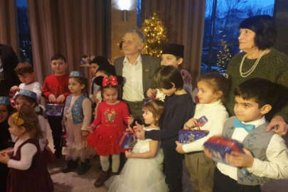 Kırımoğlu’nun eşi Safinar Cemileva, Kıyiv'de  çocuklar için yeni yıl kutlama etkinliği düzenledi