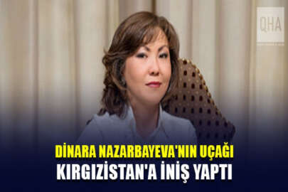Dinara Nazarbayeva'nın uçağı Kırgızistan'a iniş yaptı