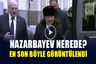 Kazakistan'ın kurucu Cumhurbaşkanı Nazarbayev en son böyle görüntülenmişti