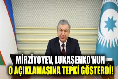 Mirziyoyev, Lukaşenko'nun Özbekistan hakkındaki açıklamasını "asılsız" olarak nitelendirdi