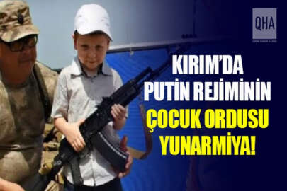 Rus işgali altındaki Kırım'da geçen sene 4 bin çocuk Yunarmiya'ya katıldı