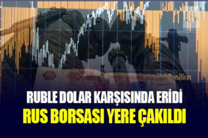Rusya-Ukrayna gerilimi nedeniyle Rus borsası yere çakıldı