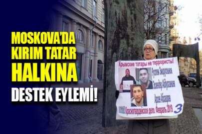 Ukrayna Parlamentosunda Kırımlı siyasi tutsaklara destek eylemi