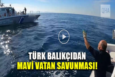 Yunanistan'a kafa tutan Türk balıkçıdan Mavi Vatan savunması!