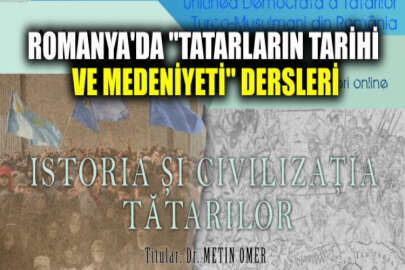 Romanya'da Dr. Metin Ömer'den "Tatarların Tarihi ve Medeniyeti" dersleri serisi