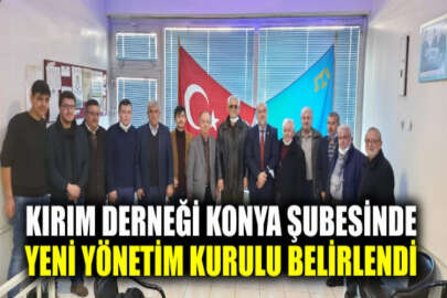 Kırım Derneği Konya Şubesi'nde Olağan Genel Kurul gerçekleştirildi
