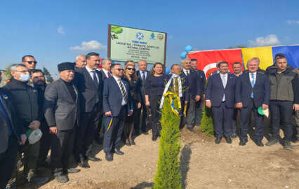 Türkiye-Ukrayna Dostluk Ormanı'na 10 bin fidan dikildi