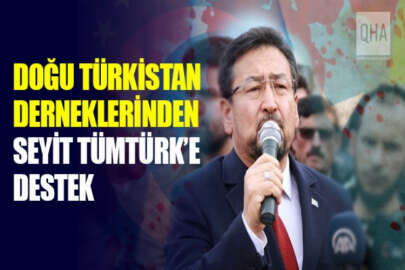 Çin destekçilerinin açtığı davada mahkum edilen Seyit Tümtürk'e Doğu Türkistan sivil toplum kuruluşları destek verdi