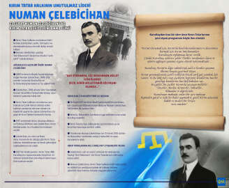 Kırım Tatar halkının unutulmaz lideri Numan Çelebicihan'ın şehadetinin 104'üncü yıl dönümü