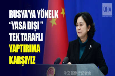 Çin, Rusya'ya yönelik yaptırımlara karşı olduğunu açıkladı!