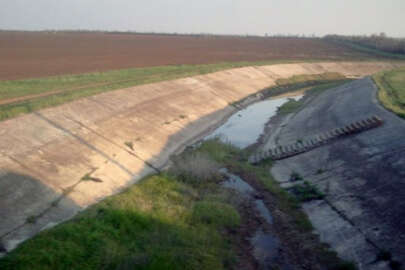 Rus işgalciler, Kırım Kuzey Kanalı'nı su alımına hazırlamaya başladı